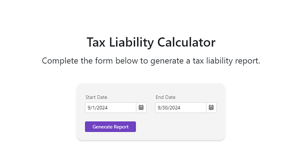 Tax Liability Calculator